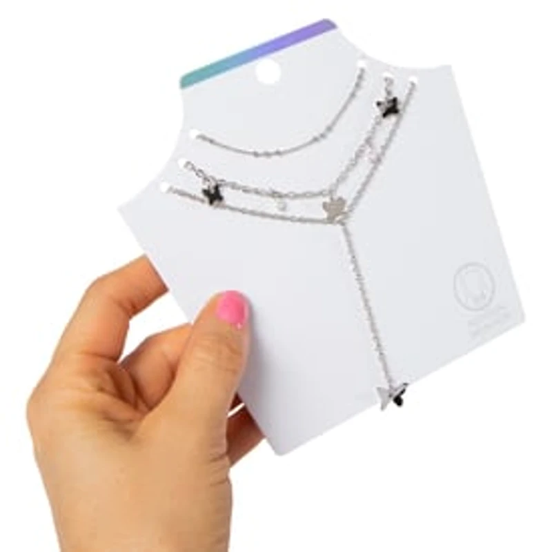 Butterfly Layered Y-Necklace