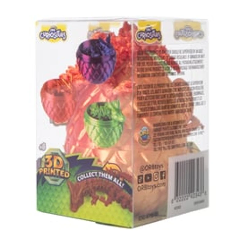 ORB Curiosities 3D Printed Scales & Tails Mystery Egg Toy (Styles May Vary)