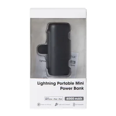 Lightning Portable Mini Power Bank 4000mAh