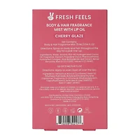 Fresh Feels Cherry Glaze Body & Hair Fragrance Mist With Lip Oil