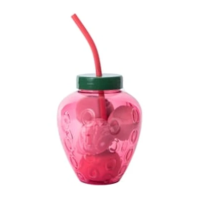 Smoke & Mirrors Strawberry Beautifully Blended Beauty Sponges & Reusable Cup With Straw 5-Count