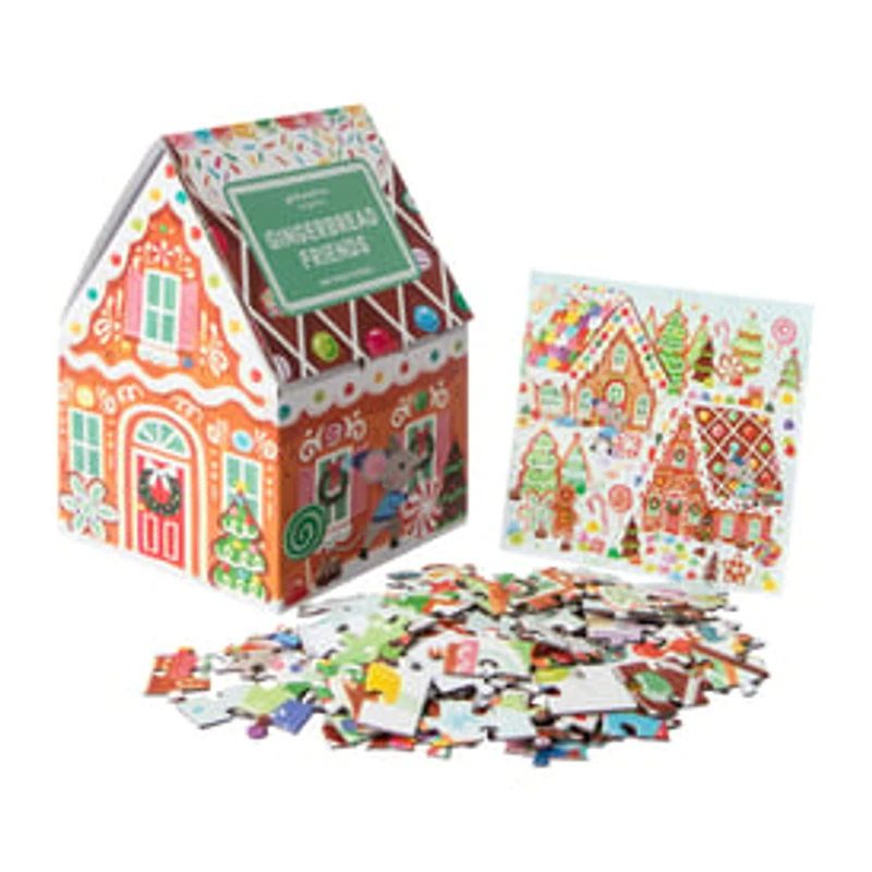 Christmas Gingerbread Friends Puzzle 300-Pieces