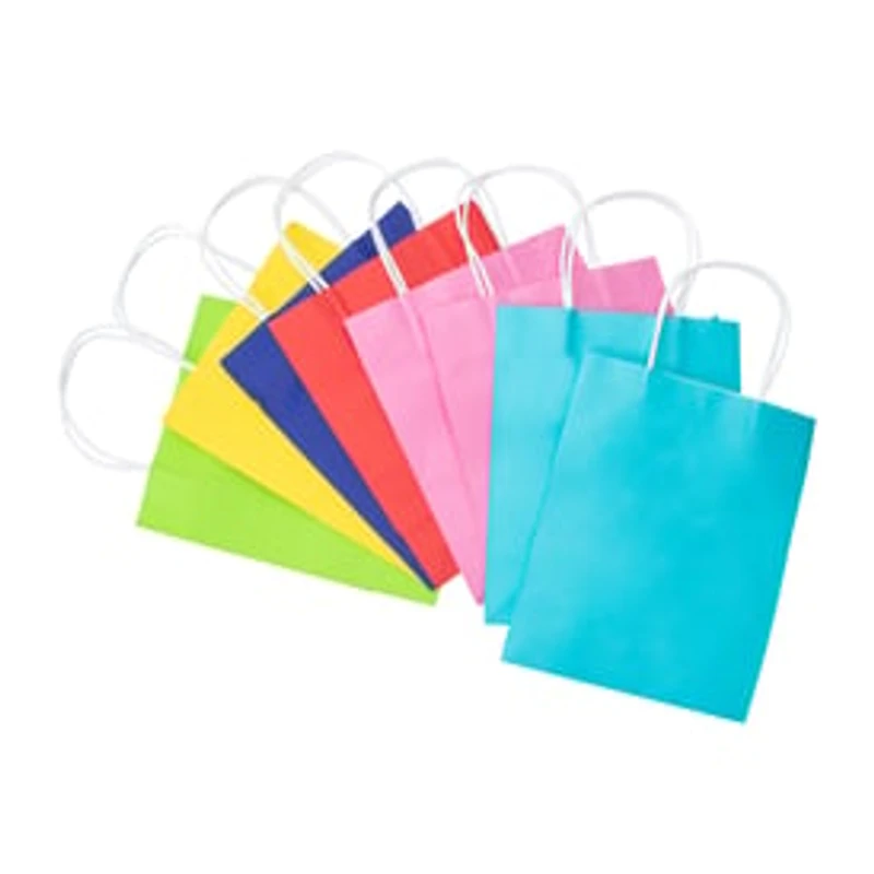 Kraft Gift Bags 8-Count