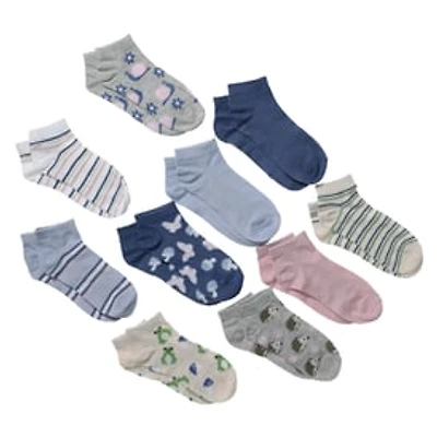 Ladies Cottagecore Ankle Socks 10-Pack