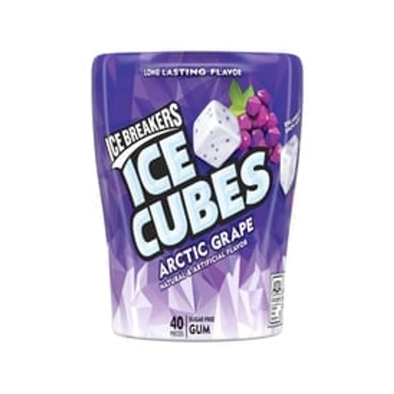 Ice Breakers® Ice Cubes Sugar Free Gum - Arctic Grape 40 Pieces