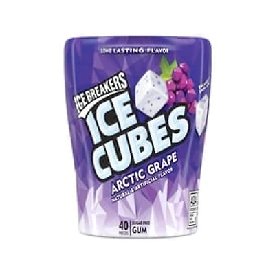Ice Breakers® Ice Cubes Sugar Free Gum - Arctic Grape 40 Pieces