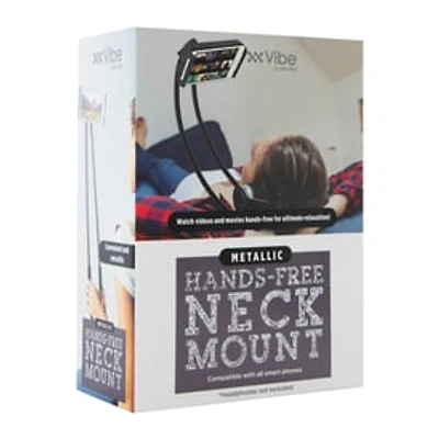 Metallic Hands-Free Neck Mount For Smart Phones
