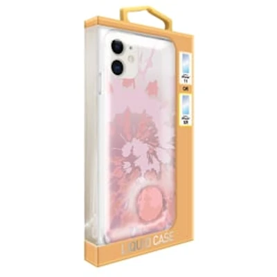 iPhone 11®/Xr® Liquid Phone Case - Pink Tie Dye