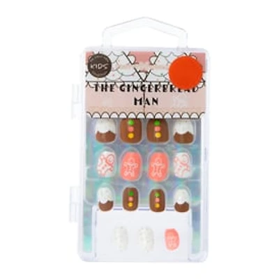 Kids Holiday Pretty Woman Press On Faux Nails 24-Piece Set