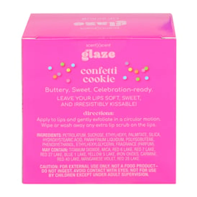 Glaze Confetti Cookie Lip Scrub 0.75oz