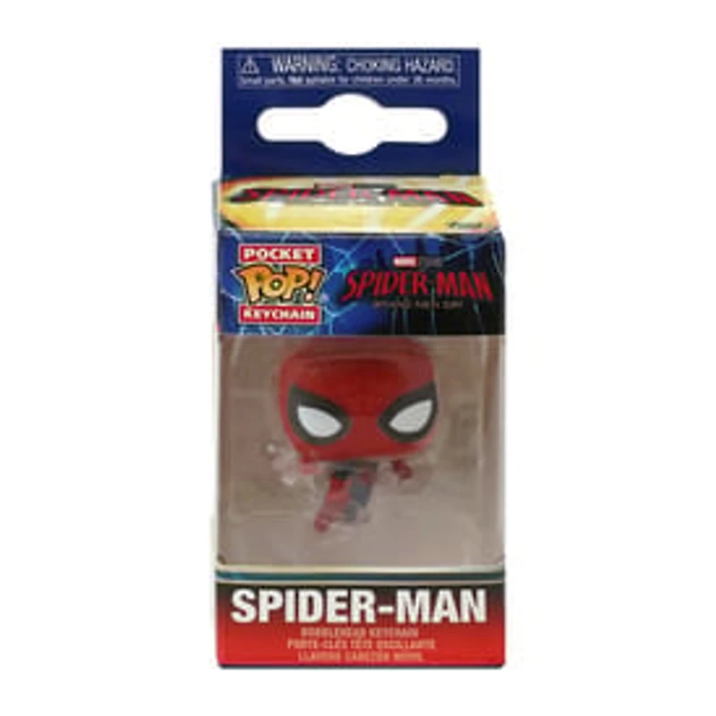 Funko® Pop! Marvel Studios Spider-Man Brand New Day Spider-Man Bobblehead Keychain