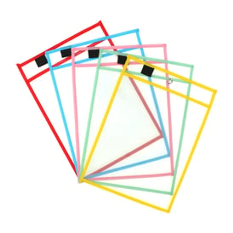 Dry Erase Pocket Sleeves 4-Pack