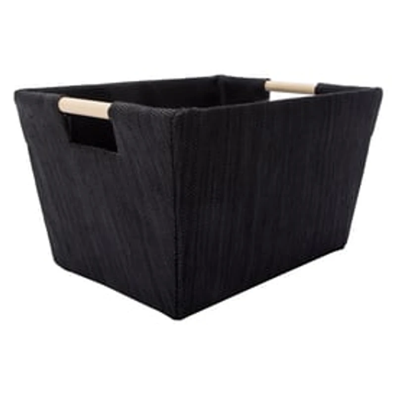 Woven Paper Storage Bin 13.8in x 10in