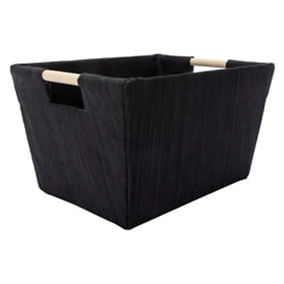Woven Paper Storage Bin 13.8in x 10in