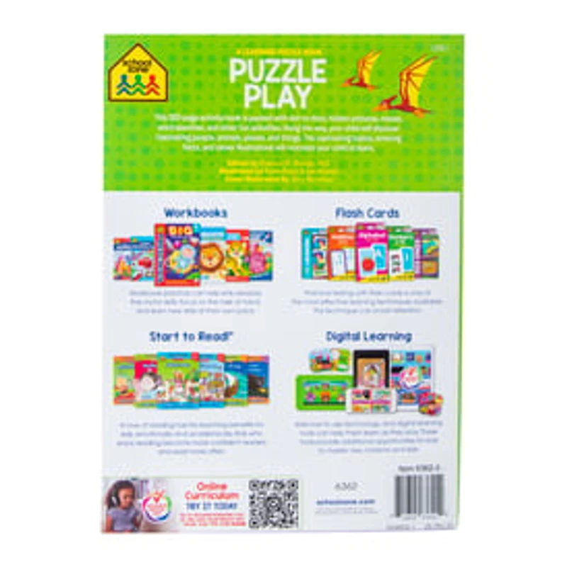 School Zone® Puzzle Play: A Learning Puzzle Book