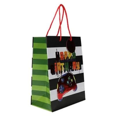 Gamer Medium Print Gift Bag 9in x 7in