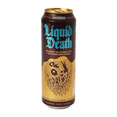 Liquid Death Feastables Peanut Butter Cup Sparkling Water 19.2oz