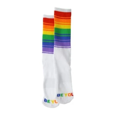 Mens Rainbow Pride Crew Socks