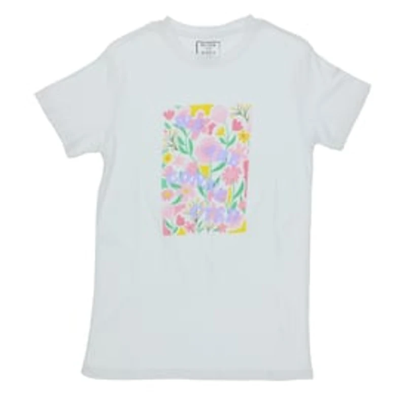 'We Are Connected' Floral Graphic Tee