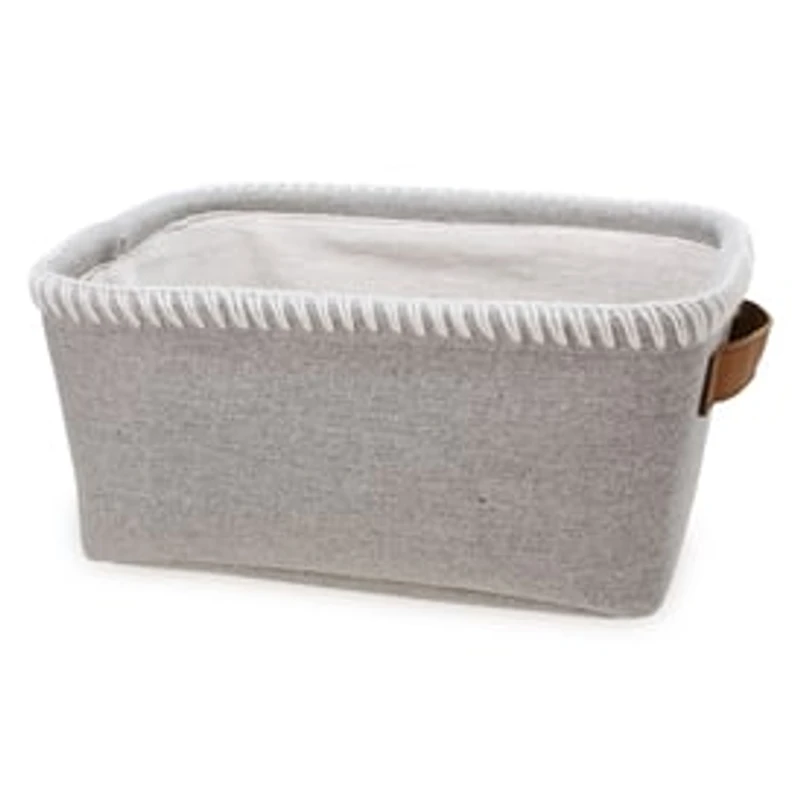 Whipstitch Fabric Storage Bin 8in x 12in