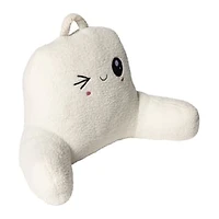 Winky Face Bed Rest Pillow 33in x 17in
