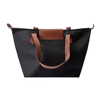 Flap Top Tote Bag