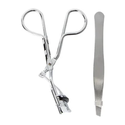 Eyelash Curler With Tweezer Set