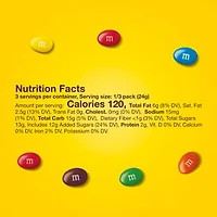 M&M'S Peanut Milk Chocolate Candy, 2.55 oz Bag