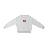 Juniors USA Crew Neck Graphic Sweatshirt