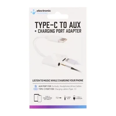 USB-C To Aux-in Headphone + Charger Adapter