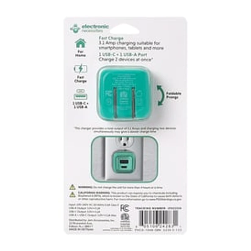 USB-C & USB-A Home Charger
