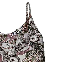 Boho Paisley Mini Dress