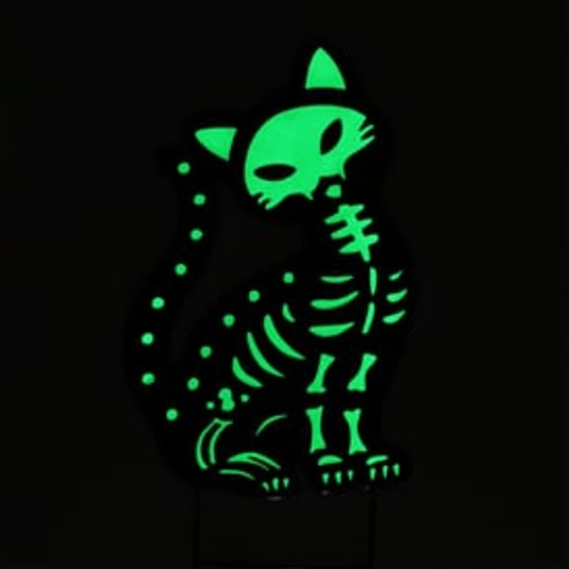 Halloween Cat Metal Stake