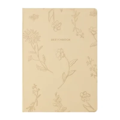Floral Printed Sketchbook