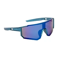 Young Mens Metallic Shield Sunglasses