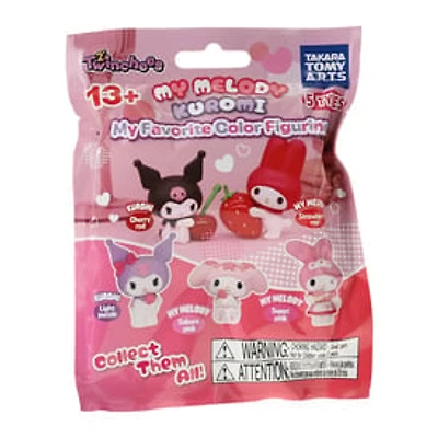 My Melody & Kuromi My Favorite Color Figurine Blind Bag