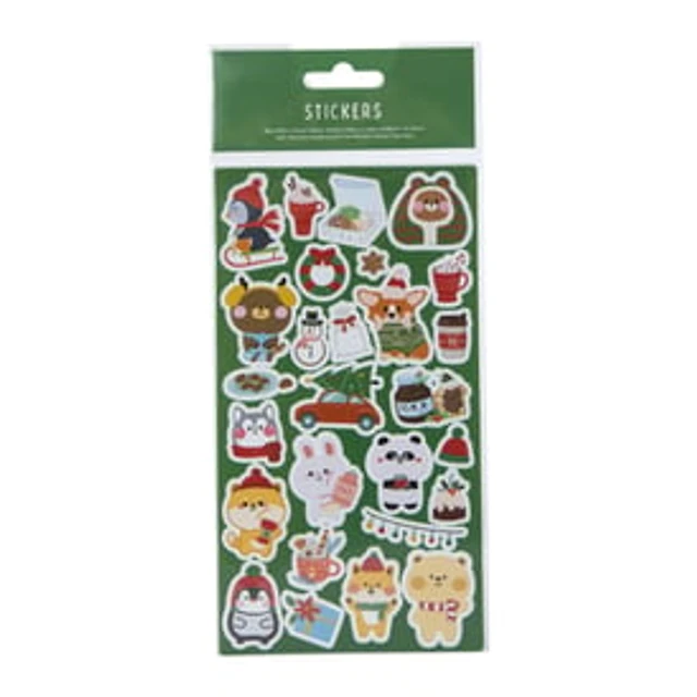 Winter Stickers, 4 Sheets