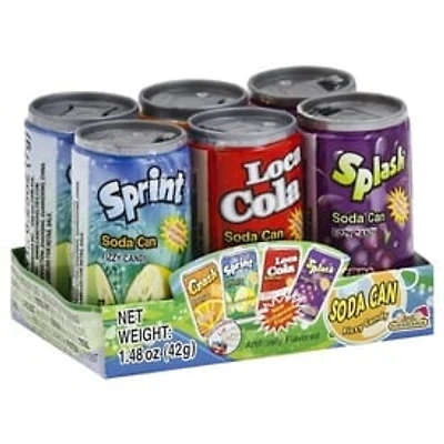 Soda Can Fizzy Candy 1.48oz 1-Count (Styles May Vary)