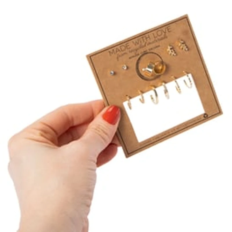 Made With Love Recycled Material Earrings 6-Piece Set