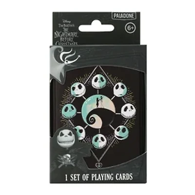 Disney Tim Burton's The Nightmare Before Christmas Playing Cards With Tin