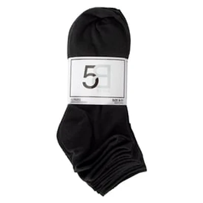 10-Pack Ladies Quarter Crew Socks