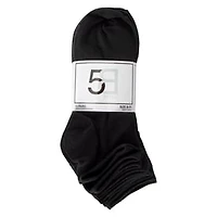 10-Pack Ladies Quarter Crew Socks