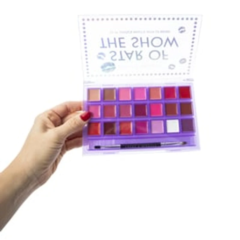 Smoke & Mirrors Lipstick Palette With Brush 21-Piece