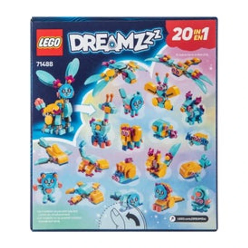 LEGO® Dreamzzz 20-In-1 Bunchu's Creative Animal Adventures Building Toys