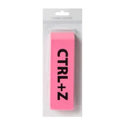 Whoops Jumbo Pink Eraser 1.92in x 6.10in