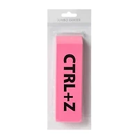 Whoops Jumbo Pink Eraser 1.92in x 6.10in