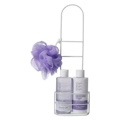 Body Care Set With Shower Caddy 4-Piece
