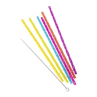 Patterned Straws 6-Count