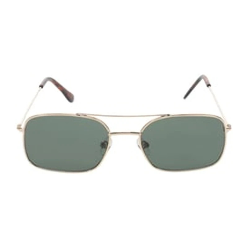 Juniors Metal Rectangle Brown Sunglasses