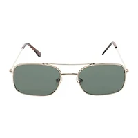 Juniors Metal Rectangle Brown Sunglasses